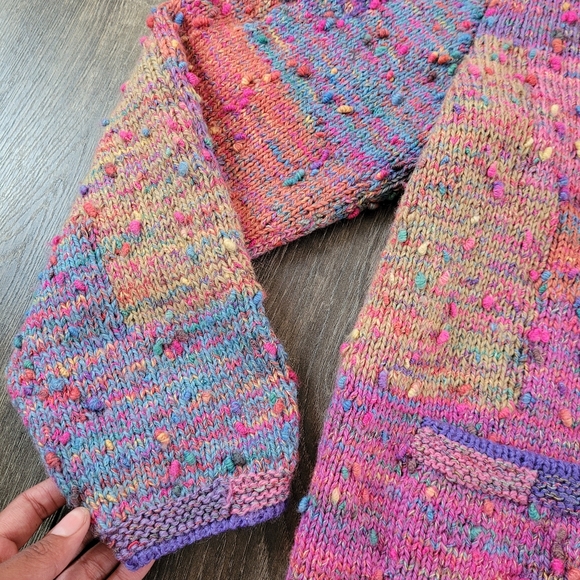 The Peruvian Connection Handmade Multicolor Sweate - Picture 6 of 10